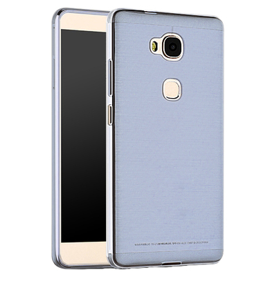 Microsonic Huawei GR5 Kılıf Transparent Soft Mavi