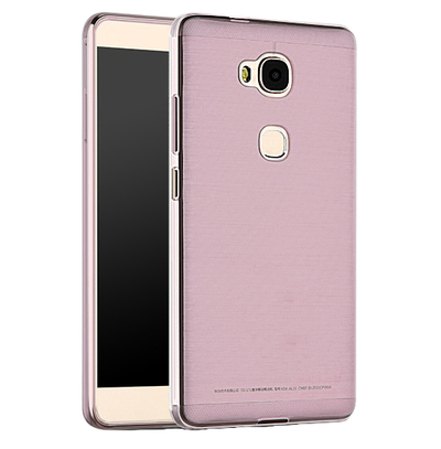 Microsonic Huawei GR5 Kılıf Transparent Soft Pembe