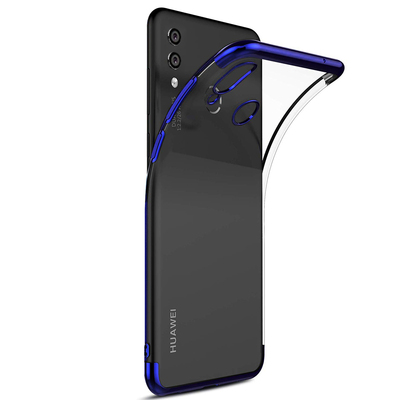 Microsonic Huawei Honor 10 Lite Kılıf Skyfall Transparent Clear Mavi