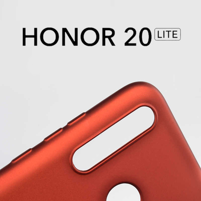 Microsonic Huawei Honor 20 Lite Kılıf Matte Silicone Gold