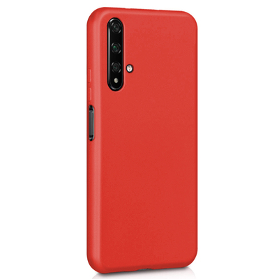 Microsonic Huawei Honor 20 Kılıf Matte Silicone Kırmızı