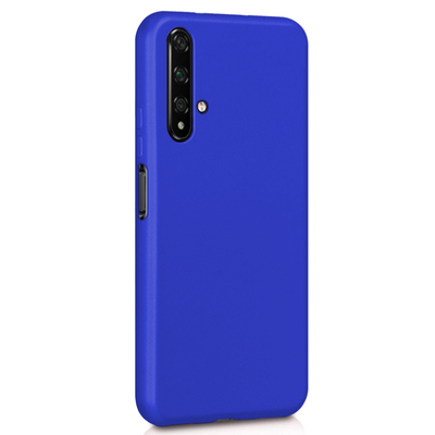 Microsonic Huawei Honor 20 Kılıf Matte Silicone Mavi