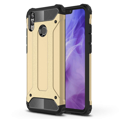 Microsonic Huawei Honor 8X Kılıf Rugged Armor Gold