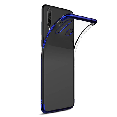 Microsonic Huawei Honor 9X Kılıf Skyfall Transparent Clear Mavi