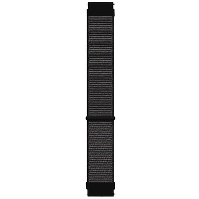 Microsonic Huawei Honor Magic Watch 2 42mm Hasırlı Kordon Woven Sport Loop Siyah