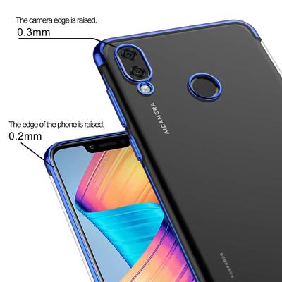 Microsonic Huawei Honor Play Kılıf Skyfall Transparent Clear Gümüş