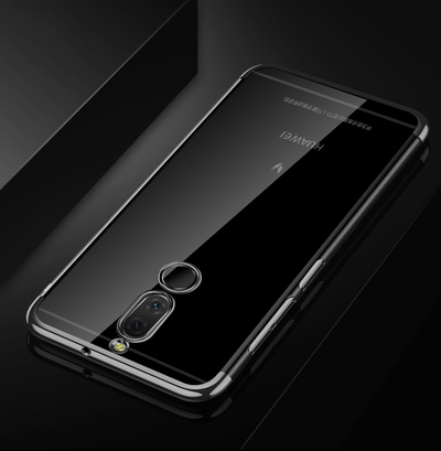 Microsonic Huawei Mate 10 Lite Kılıf Skyfall Transparent Clear Gümüş