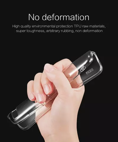 Microsonic Huawei Mate 10 Pro Kılıf Transparent Soft Beyaz
