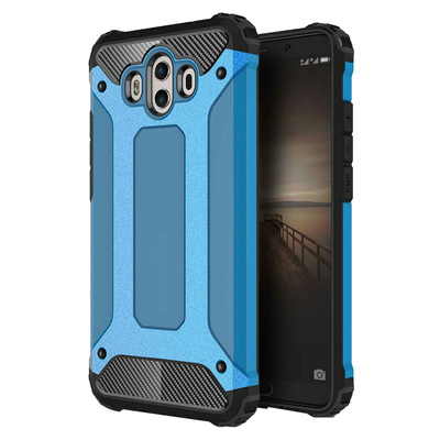 Microsonic Huawei Mate 10 Kılıf Rugged Armor Mavi