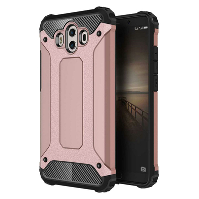 Microsonic Huawei Mate 10 Kılıf Rugged Armor Rose Gold