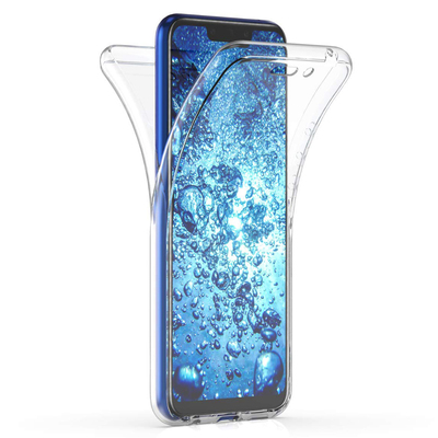 Microsonic Huawei Mate 20 Lite Kılıf Komple Gövde Koruyucu Silikon Şeffaf