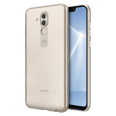 Microsonic Huawei Mate 20 Lite Kılıf Transparent Soft Beyaz