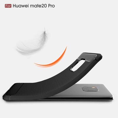 Microsonic Huawei Mate 20 Pro Kılıf Room Silikon Siyah