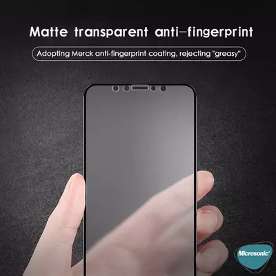 Microsonic Huawei Mate 40 Pro Seramik Matte Flexible Ekran Koruyucu Siyah