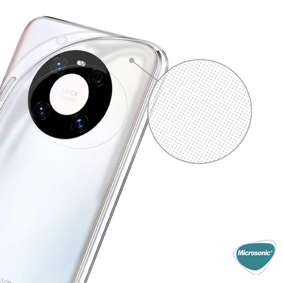 Microsonic Huawei Mate 40 Pro Kılıf Transparent Soft Beyaz