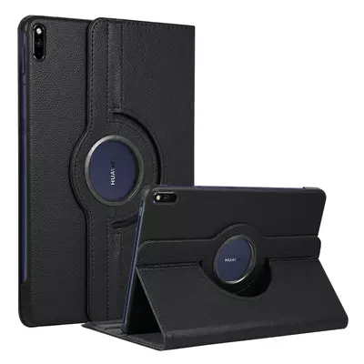Microsonic Huawei MatePad 10.4'' Kılıf 360 Rotating Stand Deri Siyah