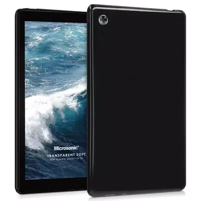 Microsonic Huawei MatePad T8 8'' Kılıf Transparent Soft Siyah