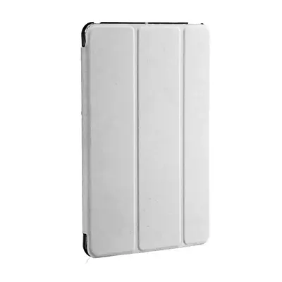 Microsonic Huawei MediaPad T3 10 Kılıf Slim Translucent Back Smart Cover Gümüş