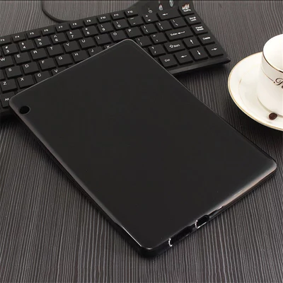 Microsonic Huawei MediaPad T5 10'' Kılıf Transparent Soft Siyah