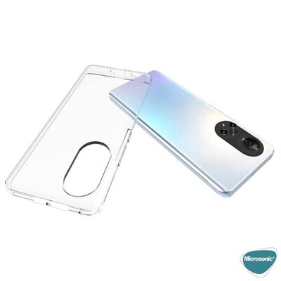 Microsonic Huawei Nova 9 Kılıf Transparent Soft Beyaz