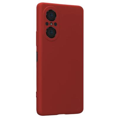 Microsonic Huawei Nova 9 SE Kılıf Matte Silicone Kırmızı