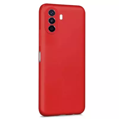Microsonic Huawei Nova Y70 Kılıf Matte Silicone Kırmızı
