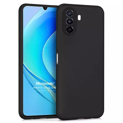 Microsonic Huawei Nova Y70 Kılıf Matte Silicone Siyah