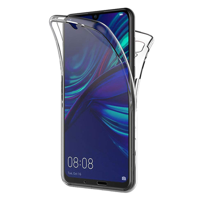 Microsonic Huawei P Smart 2019 Kılıf Komple Gövde Koruyucu Silikon Şeffaf