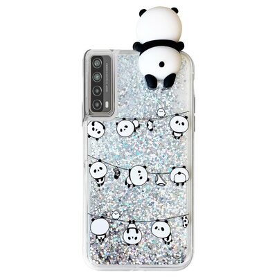 Microsonic Huawei P Smart 2021 Kılıf Cute Cartoon Panda