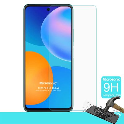 Microsonic Huawei P Smart 2021 Tempered Glass Cam Ekran Koruyucu