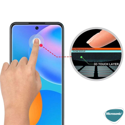Microsonic Huawei P Smart 2021 Tempered Glass Cam Ekran Koruyucu