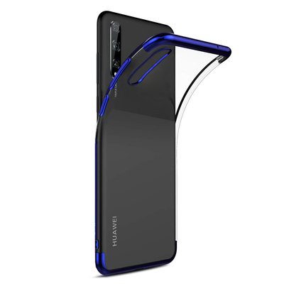 Microsonic Huawei P Smart S Kılıf Skyfall Transparent Clear Mavi