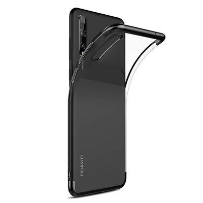 Microsonic Huawei P Smart S Kılıf Skyfall Transparent Clear Siyah