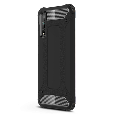 Microsonic Huawei P Smart S Kılıf Rugged Armor Siyah