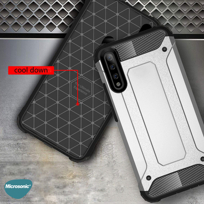 Microsonic Huawei P Smart S Kılıf Rugged Armor Siyah