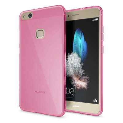 Microsonic Huawei P10 Lite Kılıf Transparent Soft Pembe