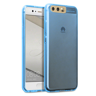 Microsonic Huawei P10 Plus Kılıf Transparent Soft Mavi