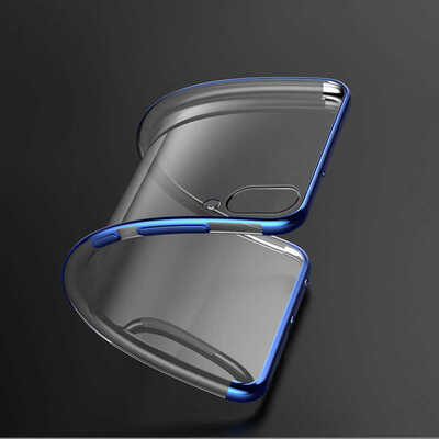 Microsonic Huawei P20 Lite Kılıf Skyfall Transparent Clear Mavi