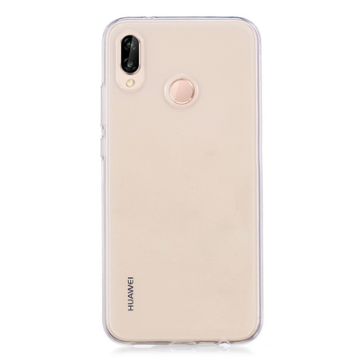 Microsonic Huawei P20 Lite Kılıf Transparent Soft Beyaz