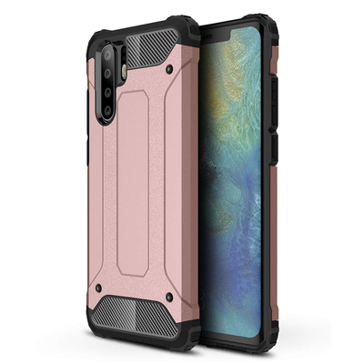 Microsonic Huawei P30 Pro Kılıf Rugged Armor Rose Gold