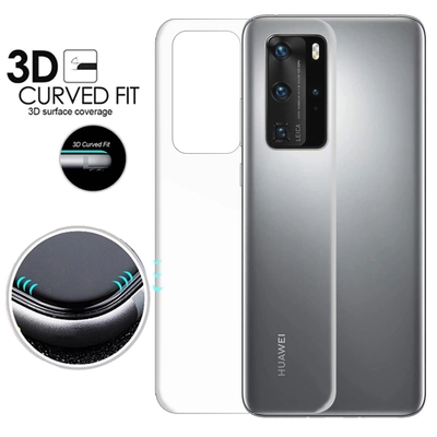 Microsonic Huawei P40 Pro Ön + Arka Kavisler Dahil Tam Ekran Kaplayıcı Film