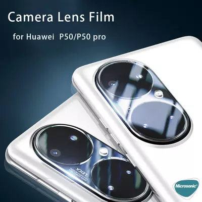 Microsonic Huawei P50 Pro Kamera Lens Koruma Camı