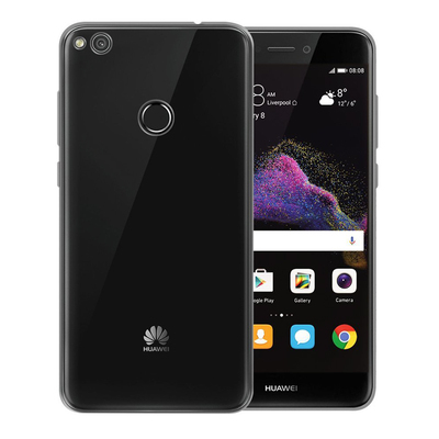 Microsonic Huawei P9 Lite 2017 Kılıf Transparent Soft Siyah