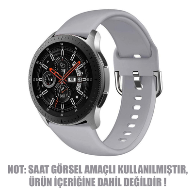 Microsonic Huawei Watch 2 Classic Silikon Kordon Gri