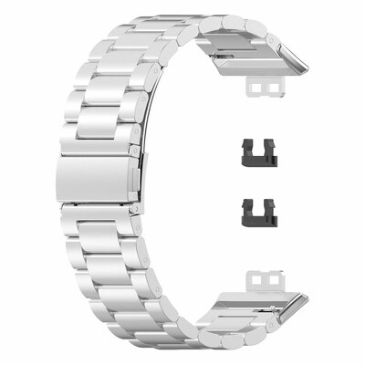 Microsonic Huawei Watch Fit Metal Stainless Steel Kordon Gümüş