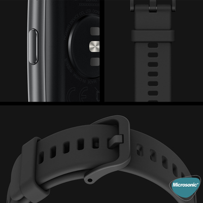 Microsonic Huawei Watch Fit Silicone Sport Band Kırmızı