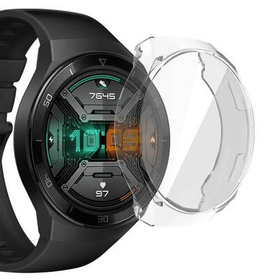 Microsonic Huawei Watch GT 2e Kılıf 360 Full Round Soft Silicone Şeffaf