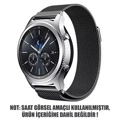 Microsonic Huawei Watch GT 2e Milanese Loop Kordon Siyah