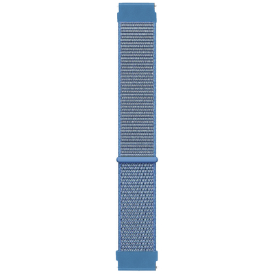 Microsonic Huawei Watch GT Elegant Hasırlı Kordon Woven Sport Loop Mavi