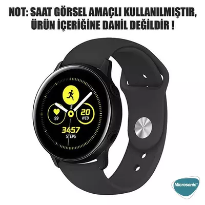Microsonic Huawei Watch GT Sport Silicone Sport Band Lacivert